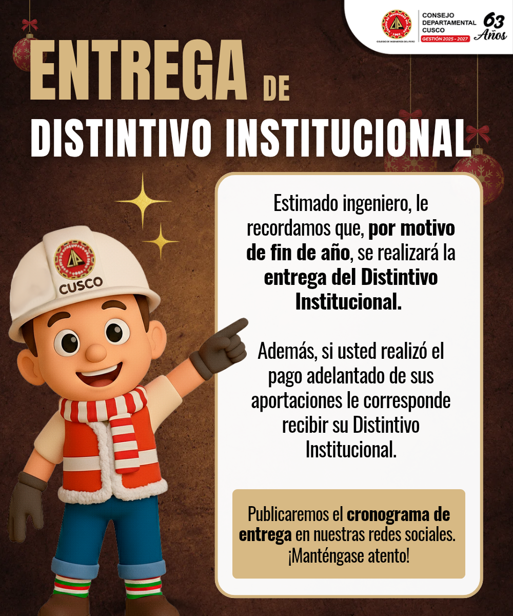 Distintivo Institucional 2025