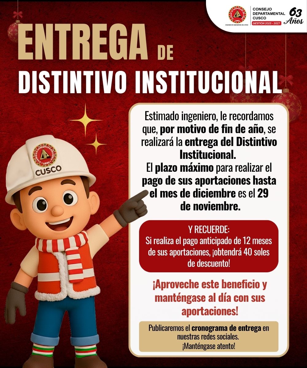 Distintivo Institucional 2025