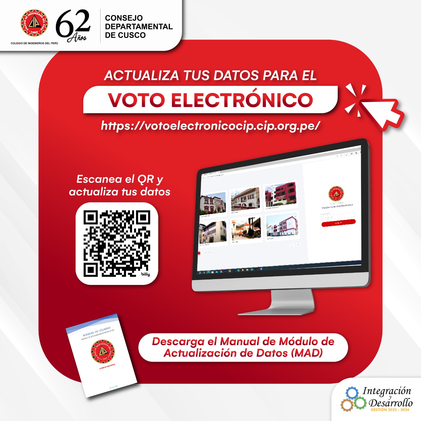 Voto Electrónico No Presencial CIP 2024