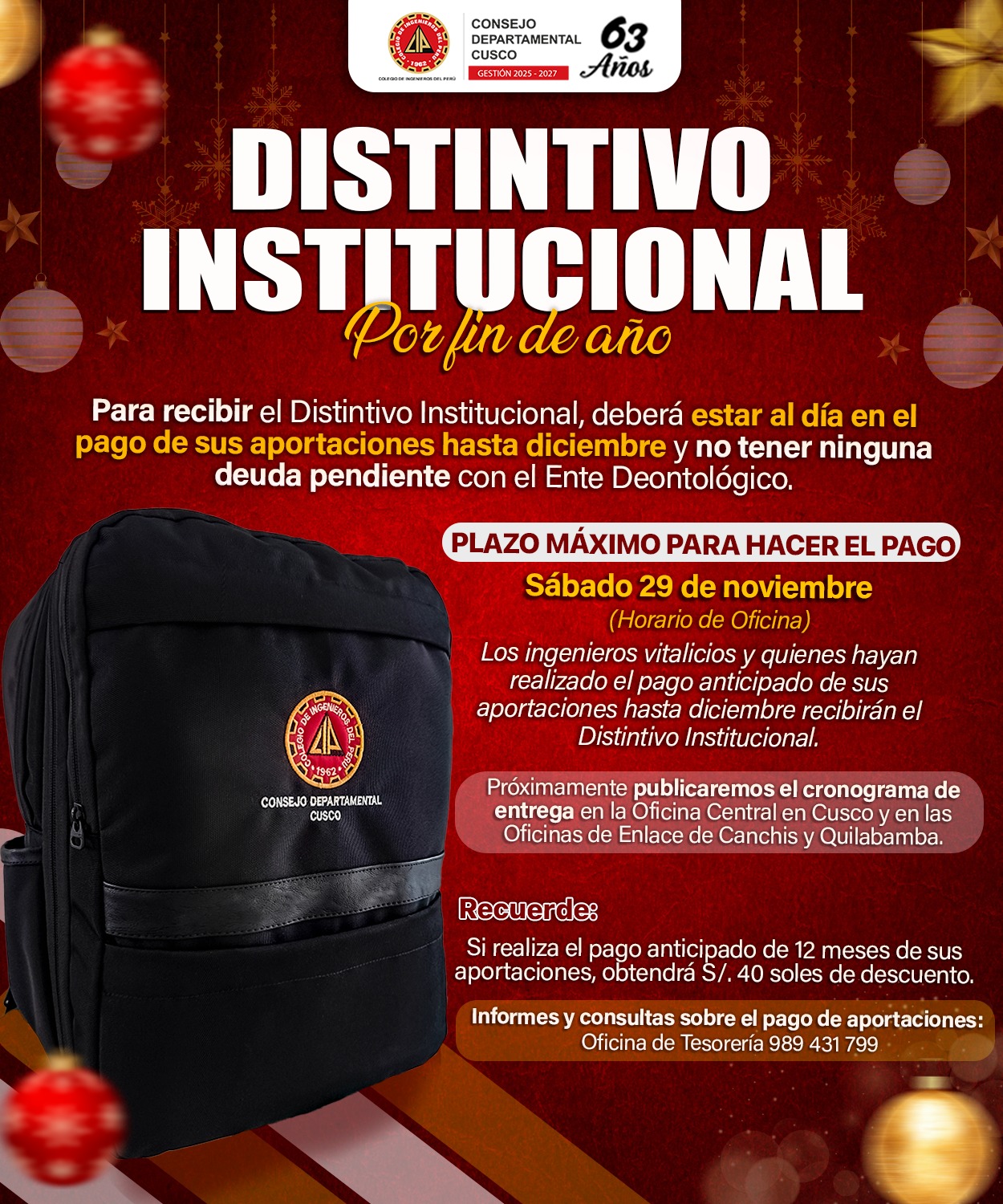 Distintivo Institucional 2025