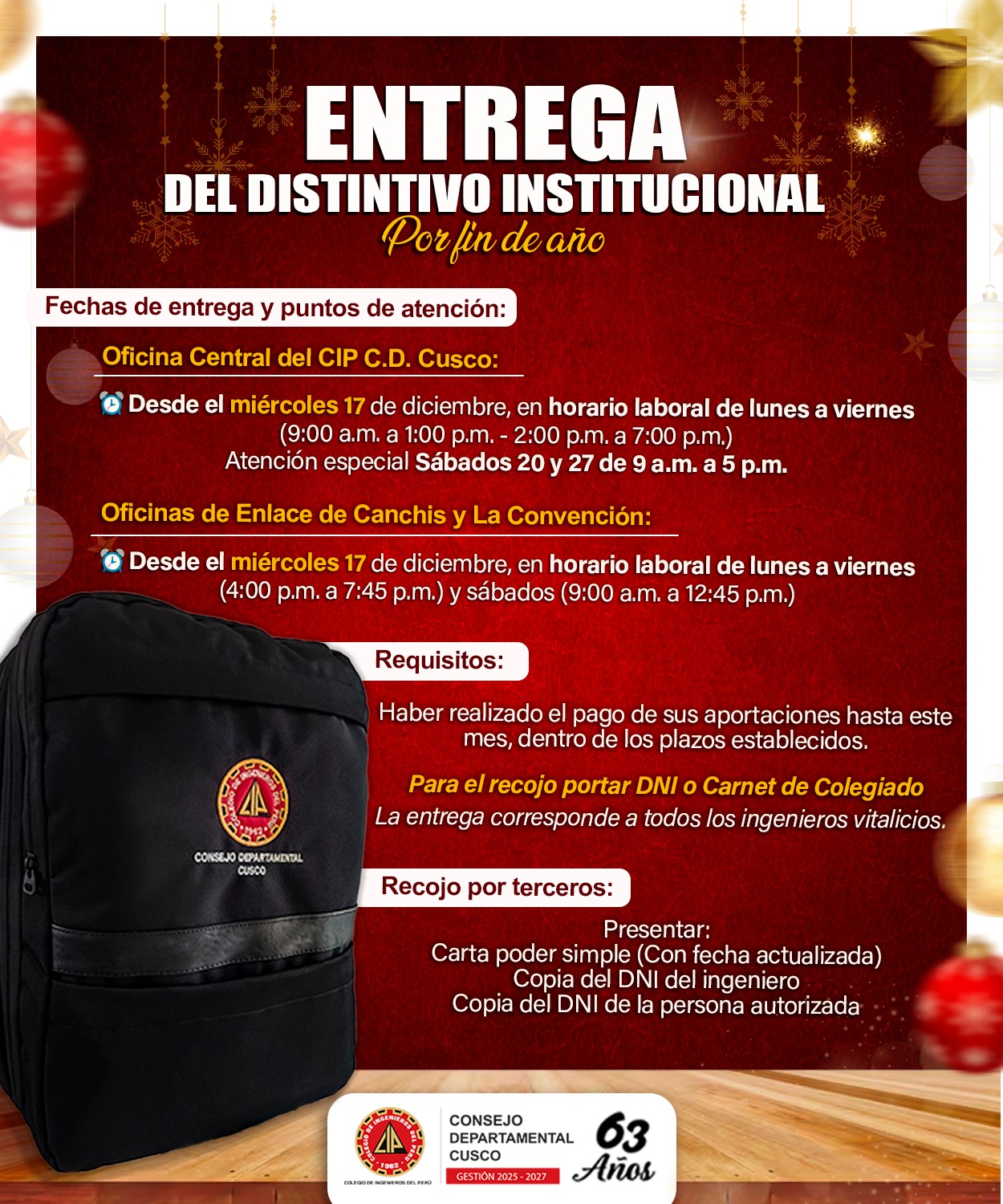 Distintivo Institucional 2025