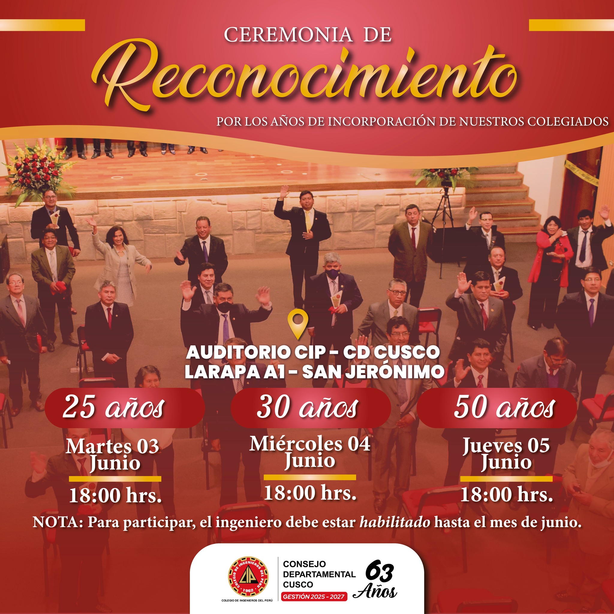 30 años - Ceremonia de Reconocimiento